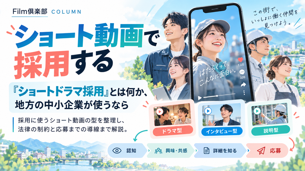 ショート動画で採用する|「ショートドラマ採用」とは何か、地方の中小企業が使うなら